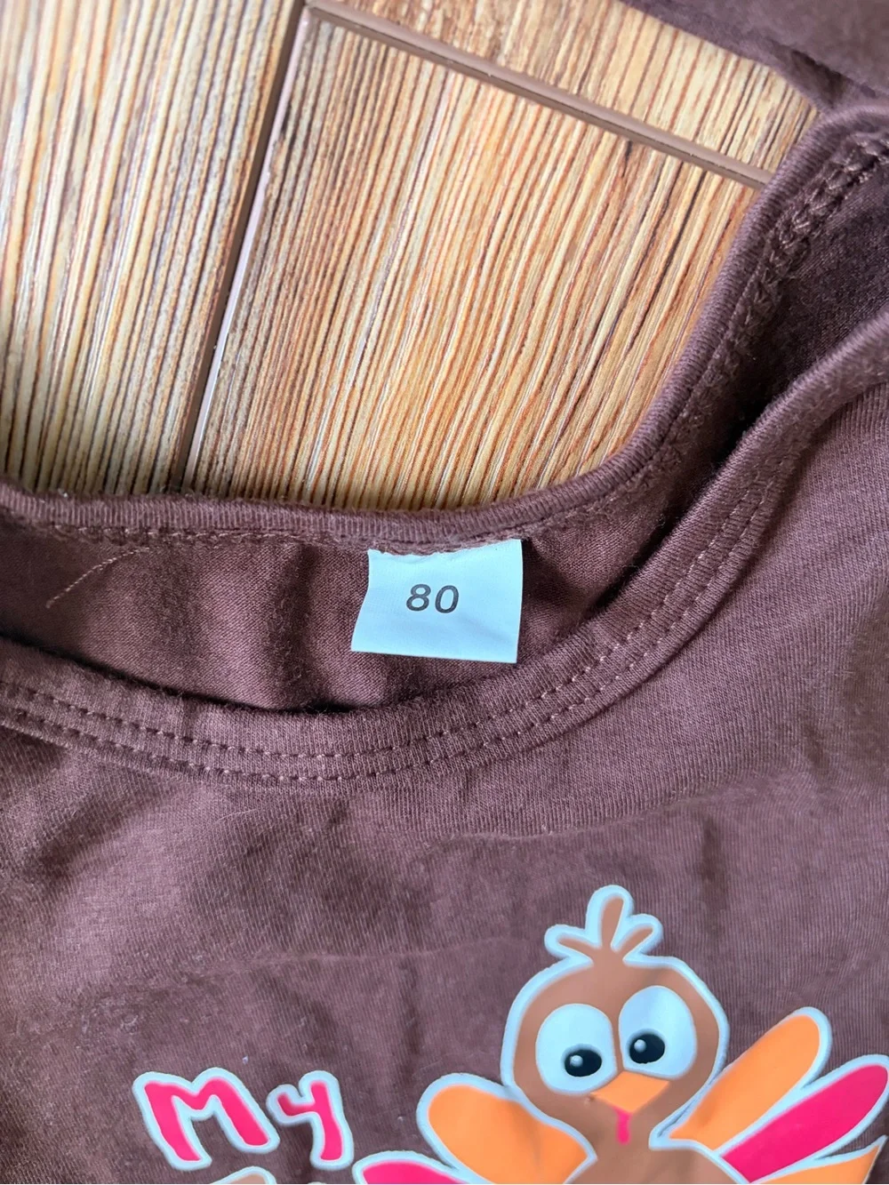 12 Months Thanksgiving Outfits Bib Hat Bodysuit Turkey Theme